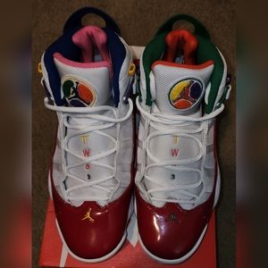 JORDAN 6 RINGS "2019", SIZE:10.5 - COLOR:AMARILLO/FIELD PURPLE-ORANGE